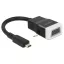 Delock Adapter HDMI-micro D dugó > VGA hüvely audióval (65589)