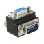 Delock Adapter Sub-D 9 tűs apa > anya 270 -os szögben cserélhető anyával és csavarral (65595)