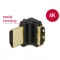 Delock adapter Gyors-sebességű HDMI Ethernettel - HDMI-A anya > HDMI-A apa 4K 90 fokos fel fekete (65663)