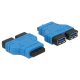 Delock adapter USB 3.0 pin header anya > 2 x USB 3.0 Type-A anya - párhuzamosan