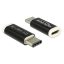 Delock Adapter USB 2.0 Micro-B anya > USB C típus 2.0 apa, fekete (65678)