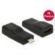 Delock Adapter mini Displayport 1.2-dugós csatlakozó > HDMI-csatlakozóhüvely 4K passzív, fekete