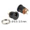 Delock telepíto foglalat DC 2.5 x 5.5 mm (65690)