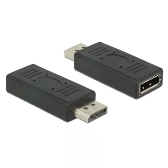   Delock Displayport adapter 1.2-es csatlakozódugóval > Displayport csatlakozóhüvellyel, portkímélovel (65691)