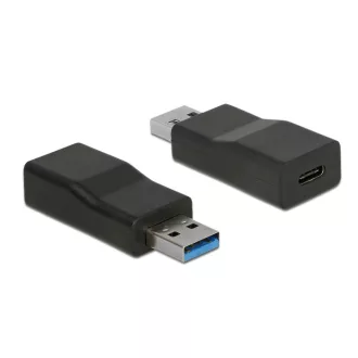   Delock Átalakító USB 3.1 Gen 2 A-típusú csatlakozódugó > USB Type-C típusú csatlakozóhüvely, aktív (65696)