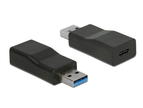 Delock Átalakító USB 3.1 Gen 2 A-típusú csatlakozódugó > USB Type-C típusú csatlakozóhüvely, aktív