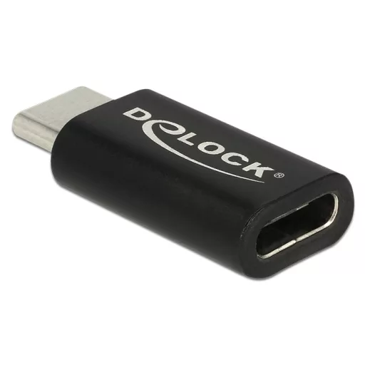 Delock Adapter SuperSpeed USB 10 Gbps (USB 3.1 Gen 2) USB Type-C csatlakozódugóval > csatlakozóhüve (65697)
