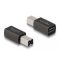 Delock USB 2.0 adapter USB Type-C  anya   B-típusú apa (65839)