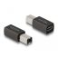 Delock USB 2.0 adapter USB Type-C  anya   B-típusú apa (65839)