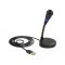 Delock USB mikrofon talppal és érintős némító gombbal (65868)
