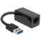 Delock Adapter SuperSpeed USB (USB 3.1 Gen 1) USB A-típusú csatlakozó > Gigabit LAN 10/100/1000 Mbps (65903)