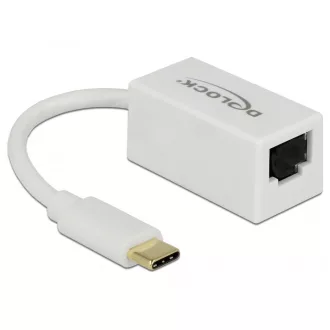   Delock Adapter SuperSpeed USB (USB 3.1 Gen 1) USB Type-C csatlakozódugóval > Gigabit LAN 10/100/100 (65906)