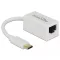 Delock Adapter SuperSpeed USB (USB 3.1 Gen 1) USB Type-C csatlakozódugóval > Gigabit LAN 10/100/100 (65906)