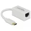 Delock Adapter SuperSpeed USB (USB 3.1 Gen 1) USB Type-C csatlakozódugóval > Gigabit LAN 10/100/100 (65906)