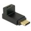 Delock Adapter USB 10 Gbps (USB 3.1 Gen 2) USB Type-C csatlakozó > csatlakozó ívelt felfelé / lefelé (65914)