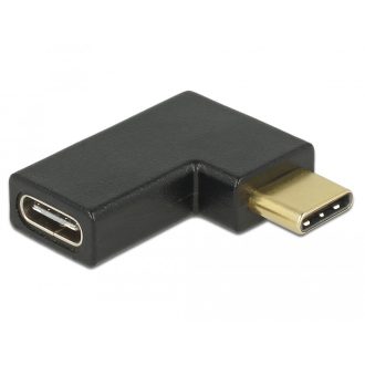   Delock Adapter USB 10 Gbps (USB 3.1 Gen 2) USB Type-C csatlakozó > csatlakozó ívelt bal / jobb (65915)