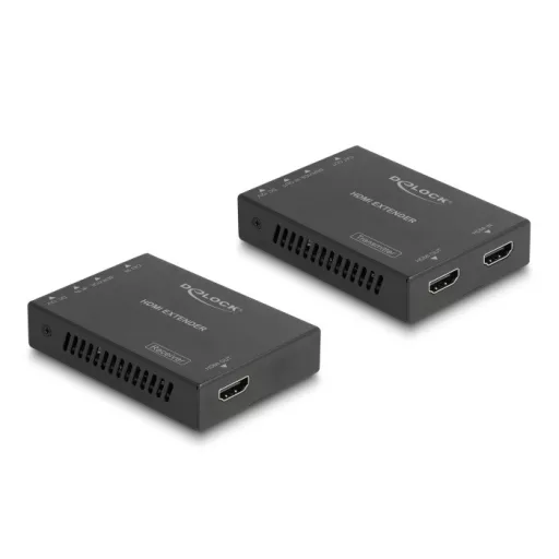 Delock HDMI-hosszabbító készlet Cat.6-os kábelen keresztül 4K 60 Hz 50 m (65955)