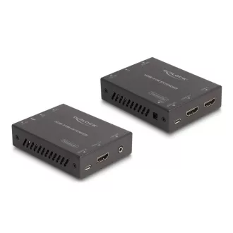   Delock HDMI KVM hosszabbító készlet Cat.6 kábelen keresztül 4K 60 Hz 70 m (65957)