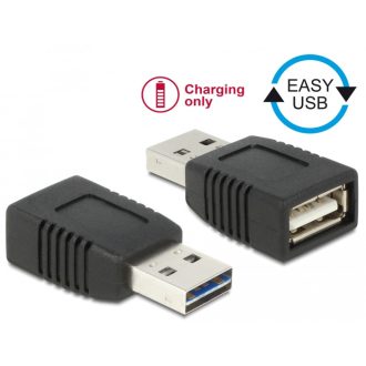   Delock Átalakító EASY-USB 2.0-A apa USB 2.0-A anya, csak töltéshez (65965)