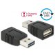 Delock Átalakító EASY-USB 2.0-A apa USB 2.0-A anya, csak töltéshez (65965)