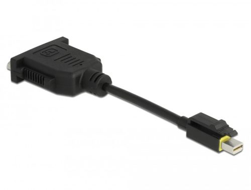 Delock Mini DisplayPort 1.1   DVI adapter retesszel záró funkcióval passzív