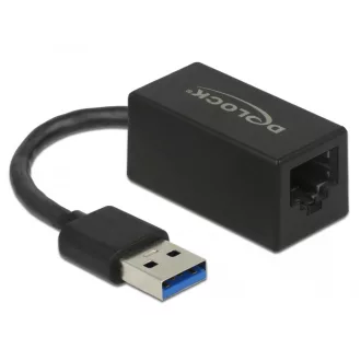   Delock Adapter SuperSpeed USB (USB 3.2 Gen 1) USB A-típusú > Gigabit LAN 10/100/1000 (66039)