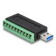 Delock USB 3.2 Gen 1 A-típusú apa - Terminal Block Adapter (66044)