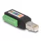 Delock RJ45 apa Cat.5e - Terminal Block Adapter 90 -ban hajlított (66048)