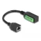 Delock RJ45 Kábel Cat.5e anya - Terminal Block Adapter 21,5 cm (66053)