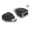 Delock Adapter USB Type-C  apa - USB 3.2 kulcs A anya fekete (66058)