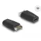 Delock Adapter USB 3.2 kulcs A apa -USB Type-C  anya fekete (66059)