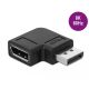 Delock DisplayPort 1.4 adapter csatlakozó aljzathoz 90   -kal derékszögben 8K 60 Hz (66297)
