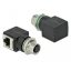 Delock Hálózati adapter M12 4 tűs D-kódolt anya - RJ45 anya (66312)