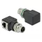 Delock Hálózati adapter M12 8 tűs X-kódolt anya - RJ45 anya (66316)