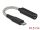 Delock Audio Adapter 8 tus Lightning  apa   3,5 mm 4 tus sztereo jack anya 10,5 cm (66317)