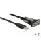 Delock USB 2.0 - 1 x soros RS-232 adapter 4 m (66323)