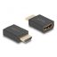 Delock Nagy sebességű HDMI Ethernet adapterrel apa - anya 8K 60 Hz fekete (66460)