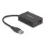Delock A-típusú USB adapter   1 x SFP Gigabit LAN (66463)