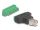 Delock Adapter RJ45 dugó > 8 tűs csatlakozóblokk, 2 rész 3,81 mm (66471)