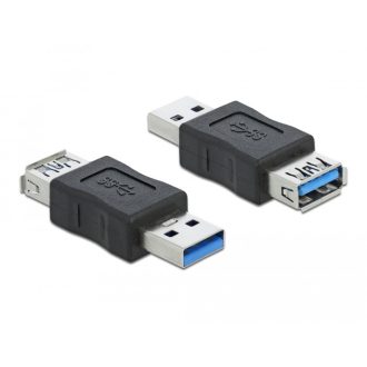   Delock USB 3.0 Adapter - A-típusú apa csatlakozó - A-típusú anya csatlakozó adat blokkoló (66497)