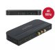 Delock HDMI kapcsoló 3 x HDMI bemenet - 1 x HDMI kimenet 4K 60 Hz Audio Extractor-ral