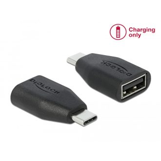   Delock USB adatblokkoló USB Type-C  csatlakozó - USB A-típusú aljzat (66528)