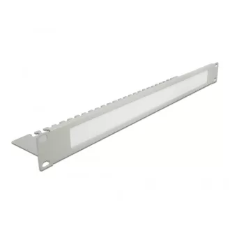   Delock 19" kábelrendező fésűs panel 1U, szürke (66538)