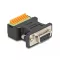 Delock D-Sub 9 anya - Terminal block adapter nyomógombbal (66559)