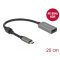 Delock Aktív USB Type-C  - HDMI átalakító (DP Alt Mode) 4K 60 Hz (HDR) (66571)