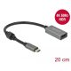 Delock Aktív USB Type-C  - HDMI átalakító (DP Alt Mode) 4K 60 Hz (HDR)