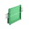 Delock Laprögzítő (107 mm) 10 cm hosszú DIN Rail-ekhez (66573)