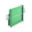 Delock Laprögzítő (107 mm) 10 cm hosszú DIN Rail-ekhez (66573)