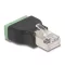Delock RJ45 apa - Terminal Block Adapter 4 tűs (66603)