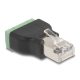 Delock RJ45 apa - Terminal Block Adapter 4 tűs (66603)